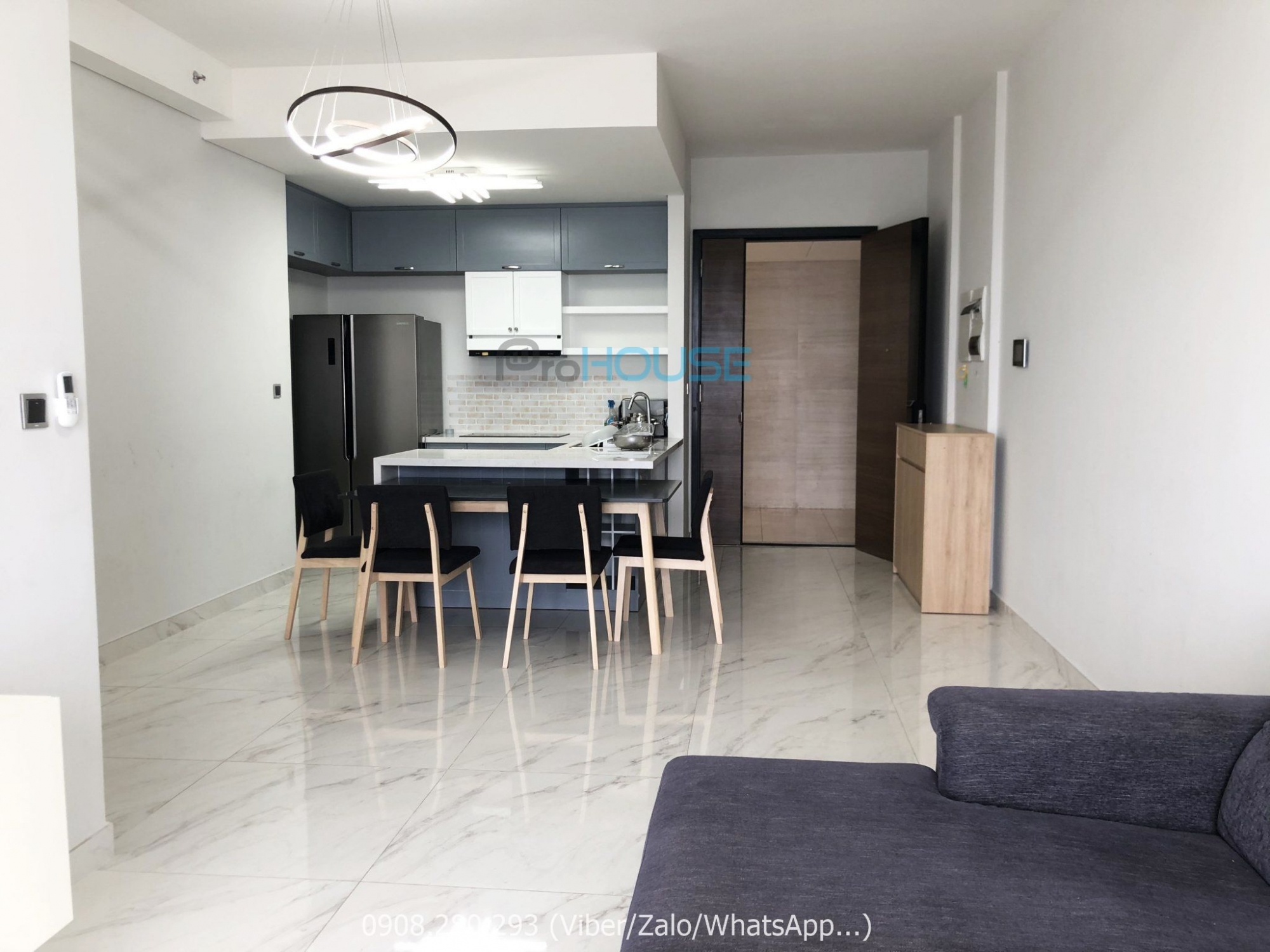 High floor 2 bedroom apartment for sale in Midtown Phu My Hung with river view