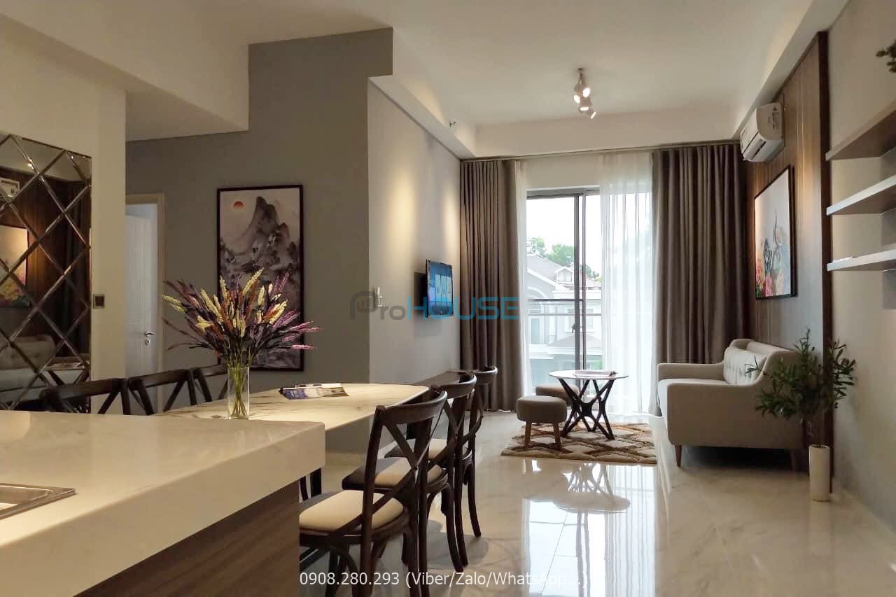 Cheap price 2 bedroom apartment for rent in Empire City  with beautiful furniture