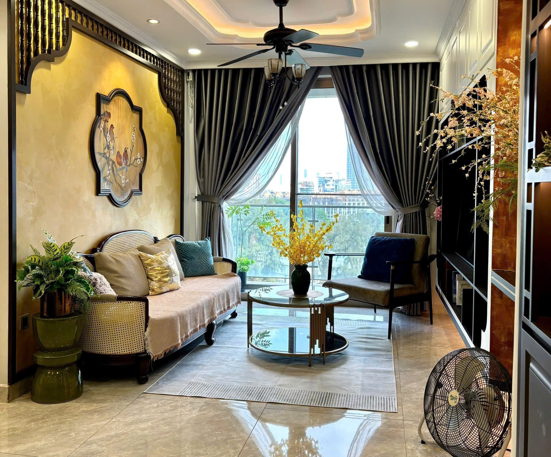 Bán căn hộ 3 phòng ngủ Midtown với view sông nội thất cao cấp và ô xe hầm