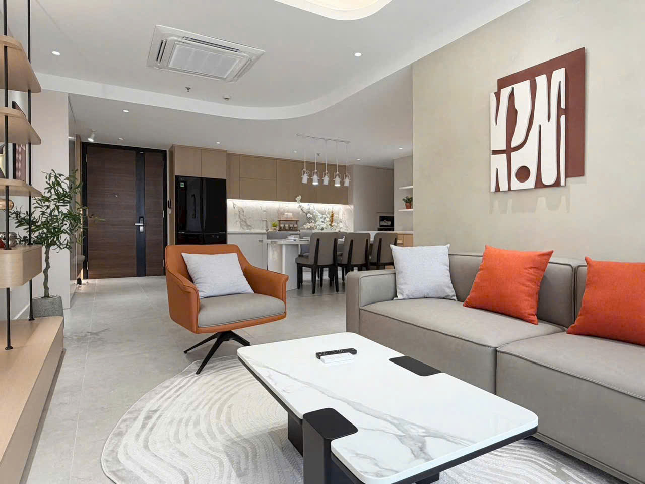 Newly completed 3 bedroom apartment for sale at Midtown with direct river view and parking