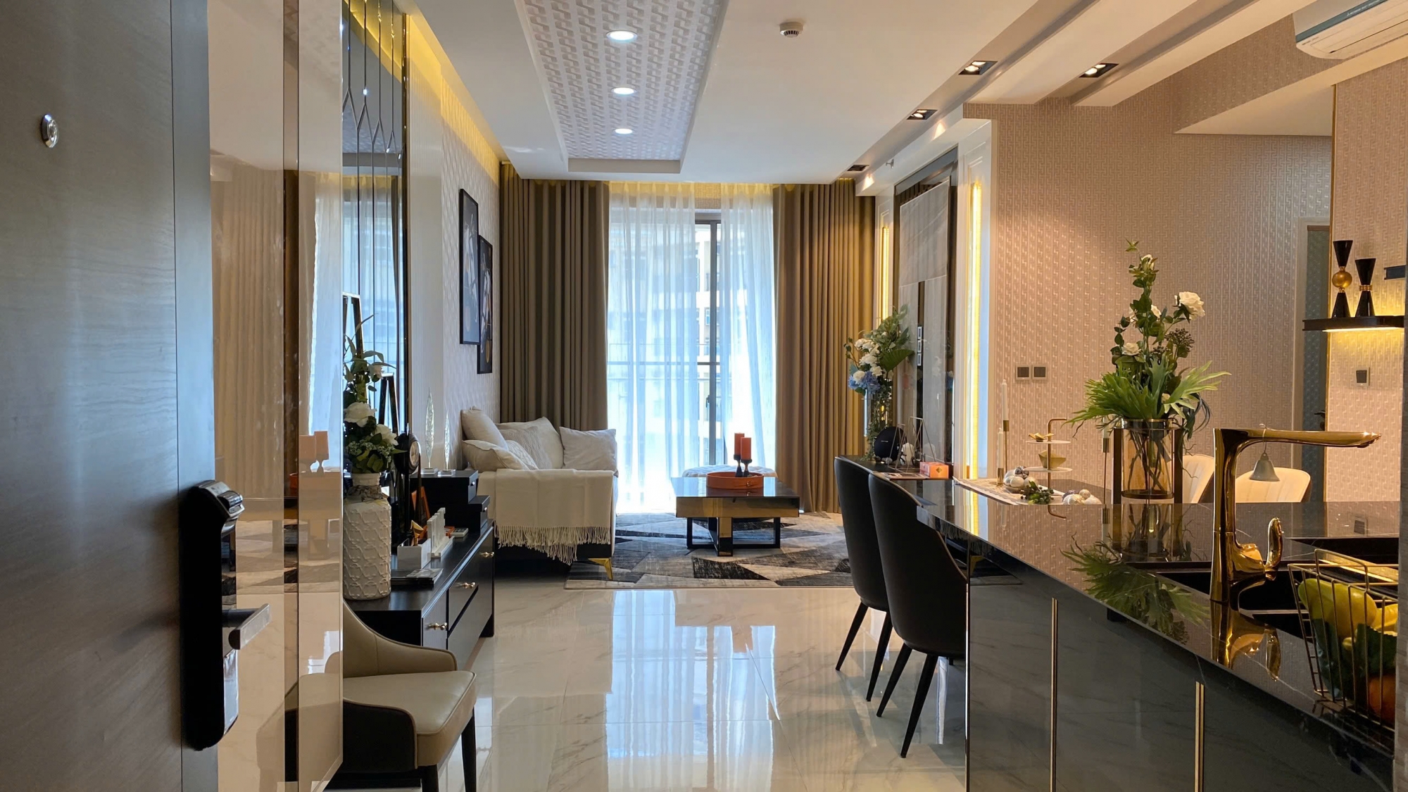 Cho thuê căn hộ Midtown 2 phòng ngủ nội thất sang trọng hiện đại tại Phú Mỹ Hưng