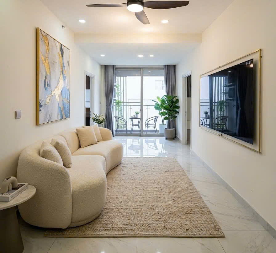 Bán căn hộ Midtown 3 phòng ngủ căn góc mới 100% với không gian thoáng mát