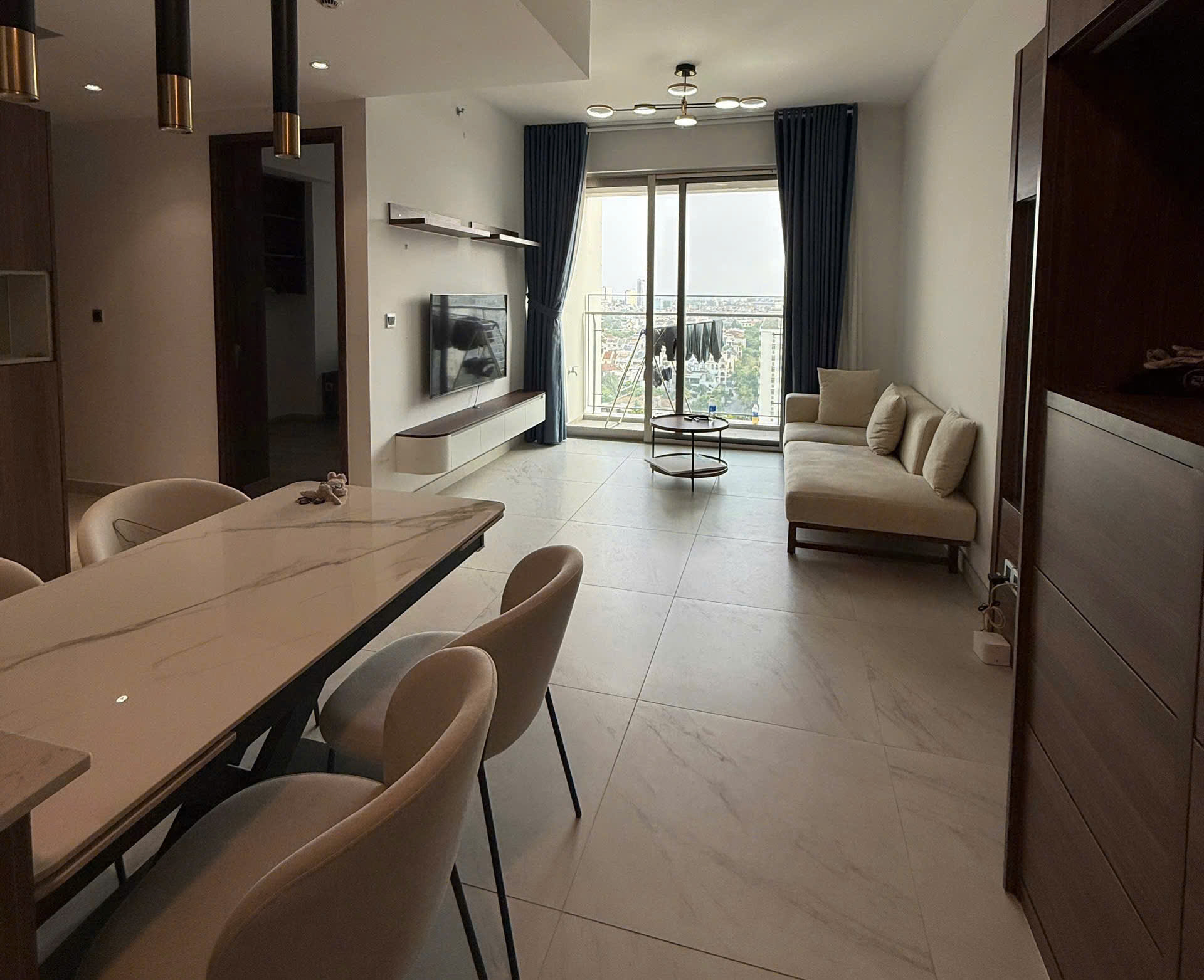 2 bedroom apartment for rent at Midtown fully furnished with lush green villa views in Phu My Hung
