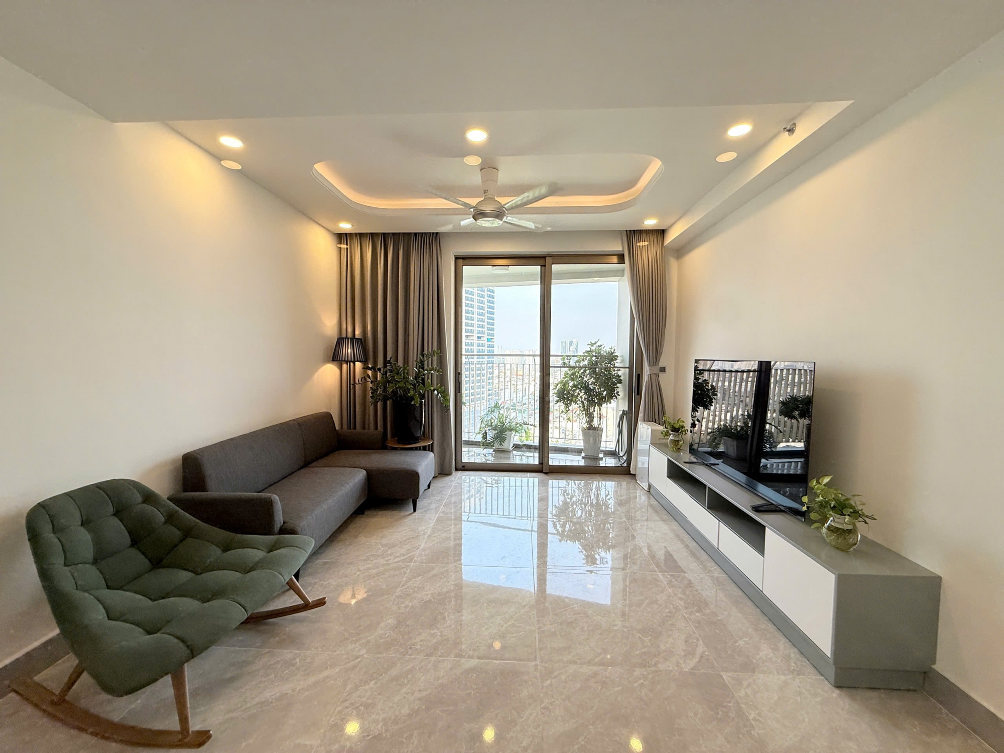 Spacious 2-bedroom apartment for rent with open view at Midtown Phu My Hung