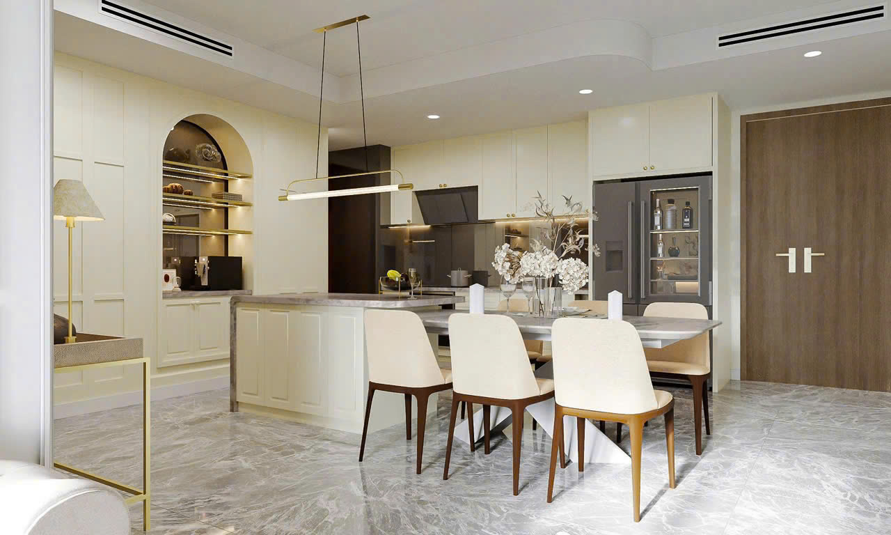 Cho thuê căn hộ Midtown 3 phòng ngủ full nội thất cao cấp có ô xe hầm