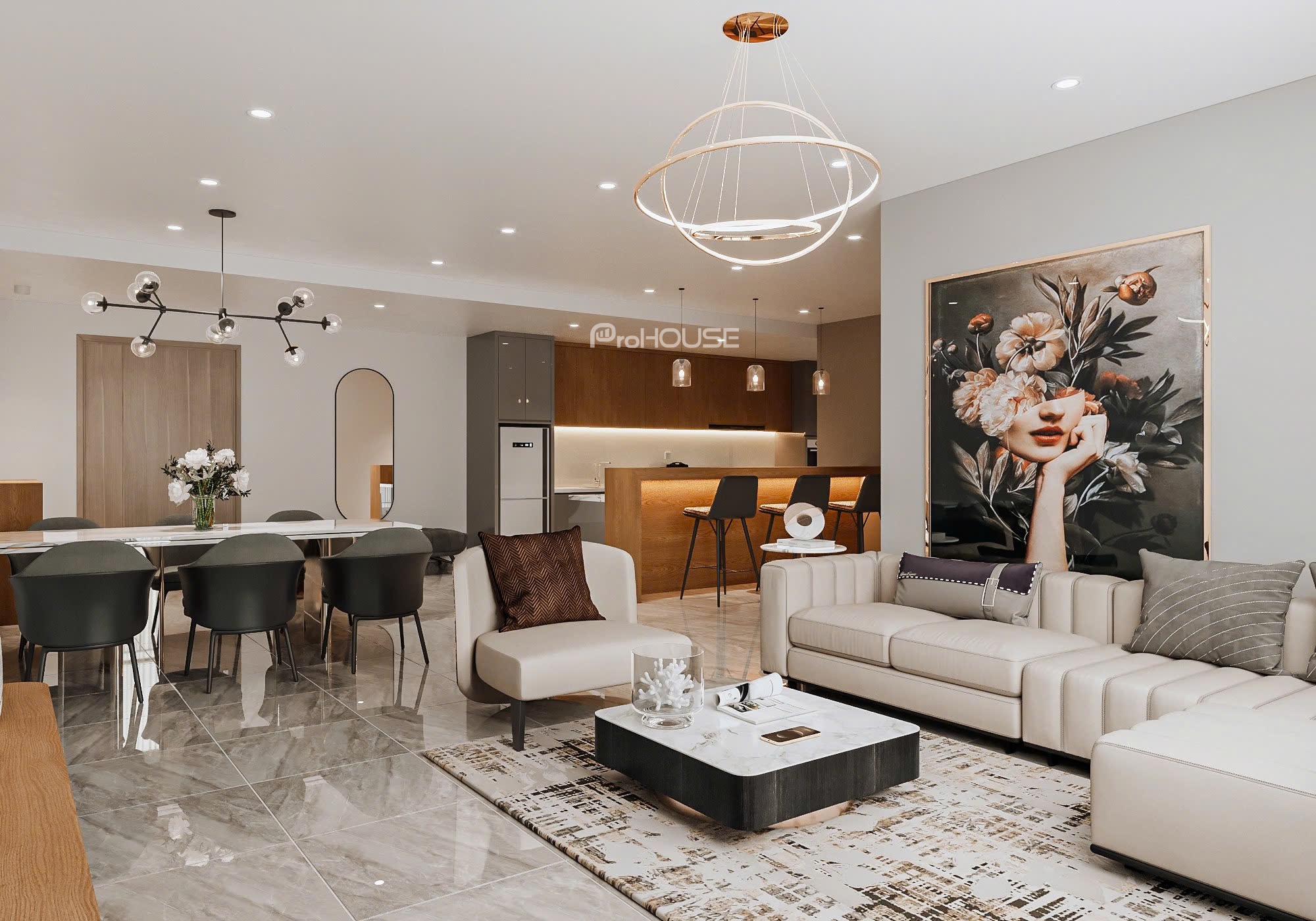 Căn hộ cao cấp cần bán tại Midtown – 3 phòng ngủ – Full nội thất sang trọng