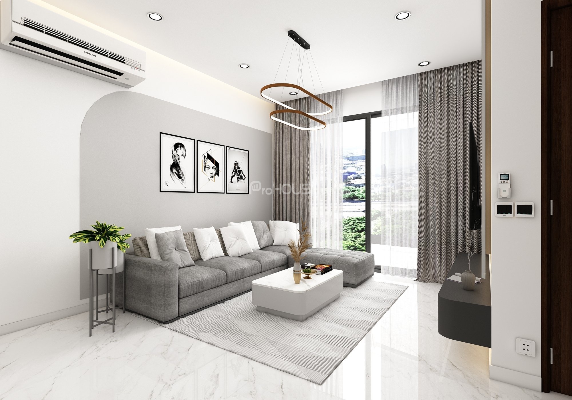 Cho thuê căn hộ cao cấp Midtown Phú Mỹ Hưng với thiết kế đẹp
