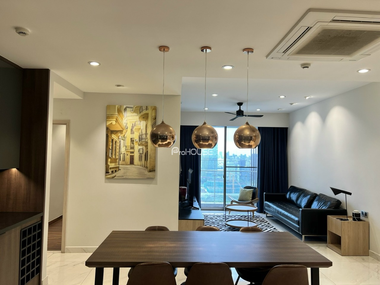 Panoramic city view 3 bedroom apartment for rent in Midtown Phu My Hung