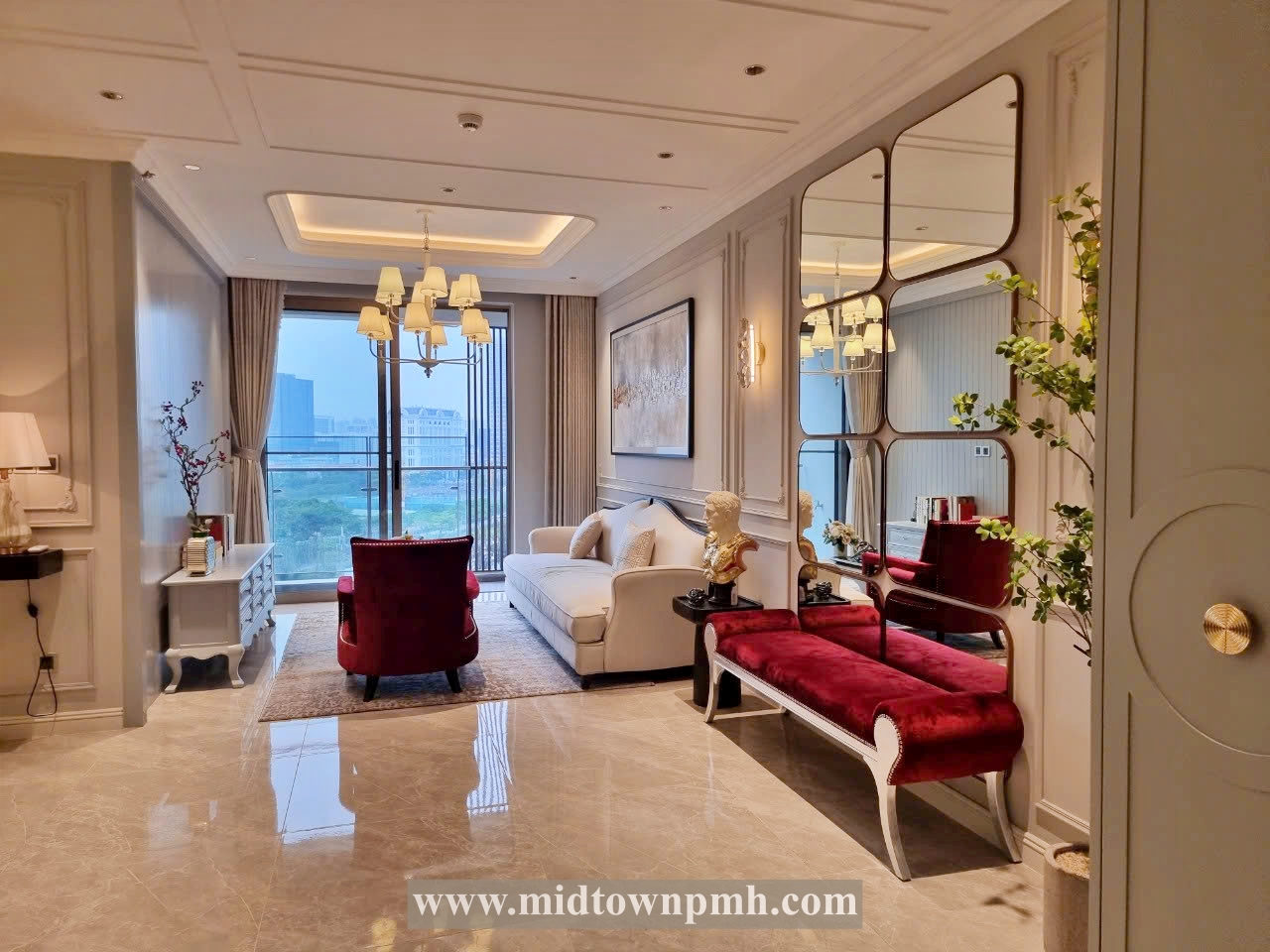 奢华 Midtown The Peak 公寓出租 - 3卧室 - 家具精美 - 河景